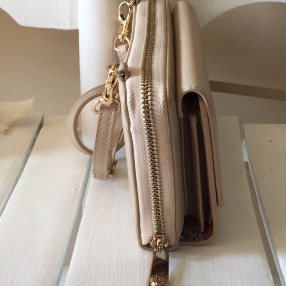 🛍️SOLD Spartina Crossbody Purse Wallet Handbag  Like New Cream Tan - Picture 5 of 16